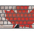 Canadian Flag Dark Wood Magic Keyboard with Numeric Keypad Skin
